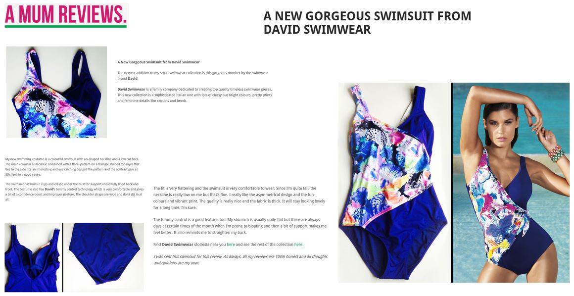 David swimsuit review A mums review blog