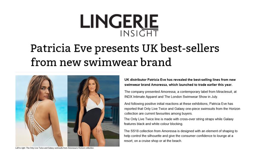 Amoressa swim Lingerie Insight October 17