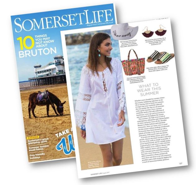 Iconique kaftan Somerset Life Aug 17