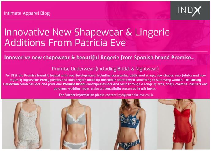 Promise Lingerie INDX Intimate Apparel Blog
