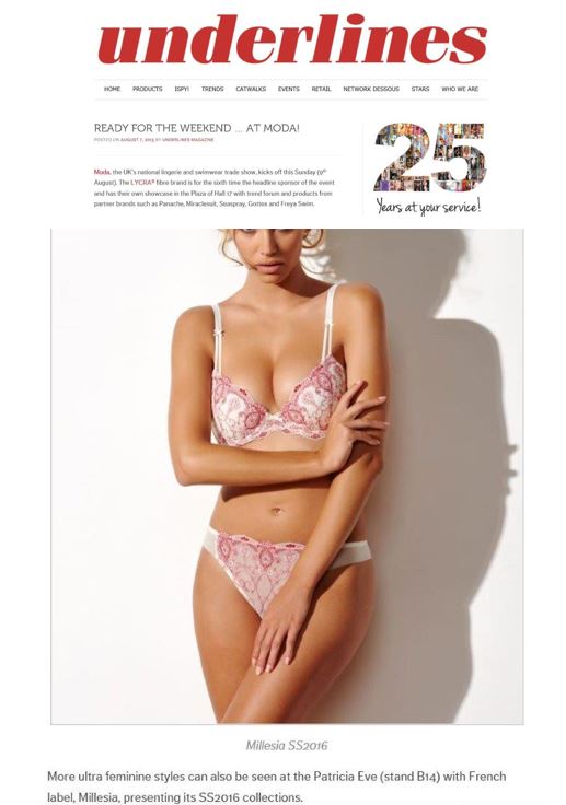 Millesia - ss2016 underlines