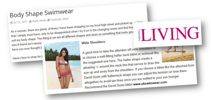 David Swimwear Staffordshire living Aug 17