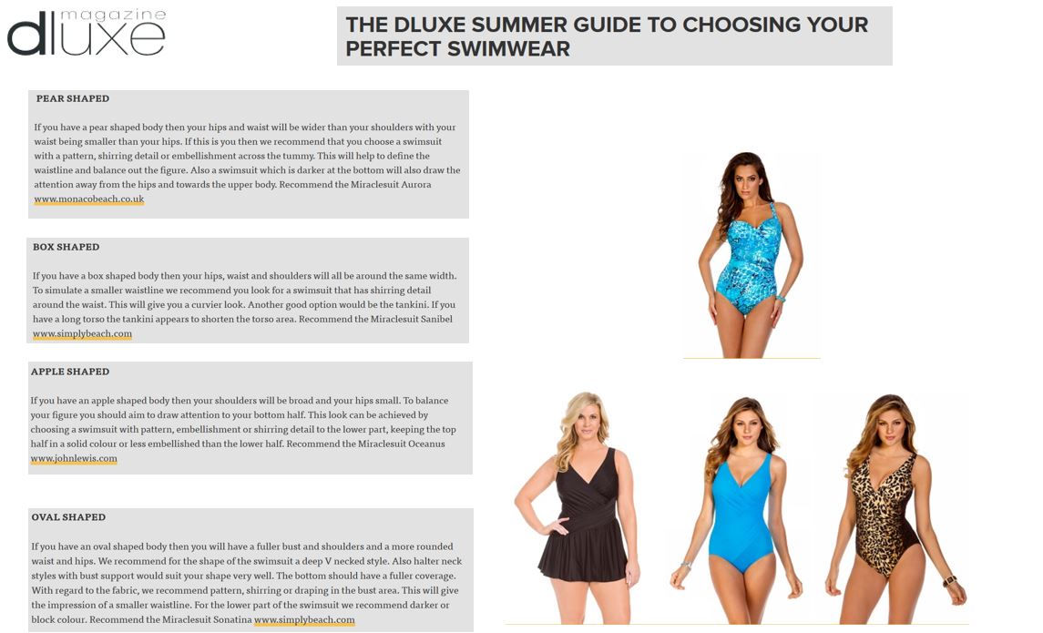 Miraclesuit - dluxe Magazine