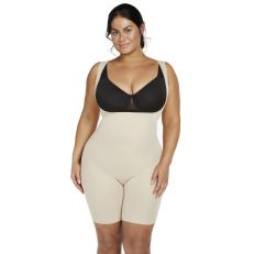 Unbelievable Comfort Plus Size Torsette Thigh Slimmer 7776