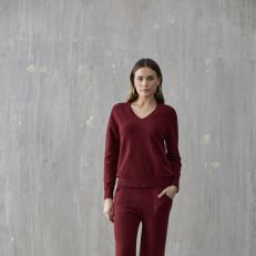 Artisan Knits&nbsp;Lurex V-Neck Knit Sweater&nbsp;IC26FW-27