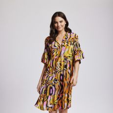 S/S 2024 Morena 3/4 Sleeve Maxi Dress IC24-110